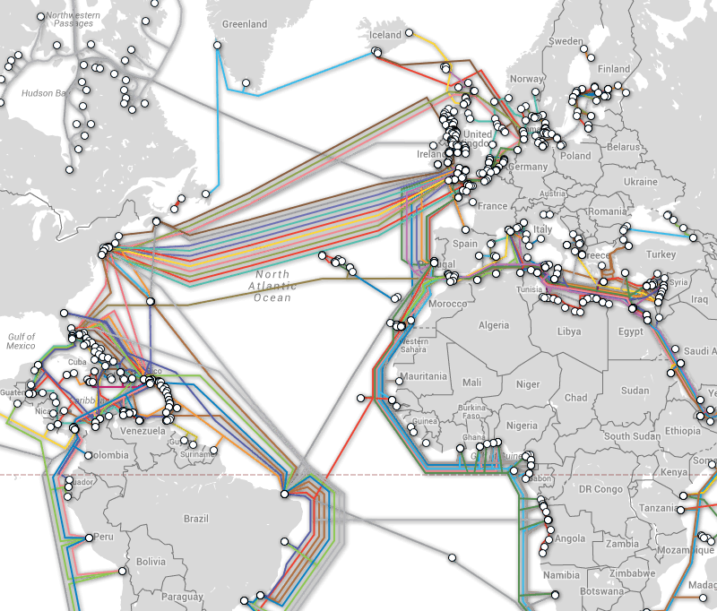 submarinecablemap Intercontinental Submarine Cable Communication in High Demand