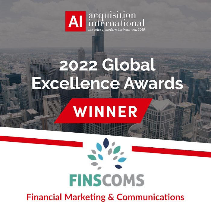 Finscoms Awarded Global Excellence Recognition